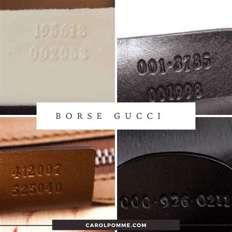 borsa gucci numero di serie|Scopri se il codice borsa Gucci è autentico: la verifica che non .